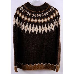Vintage Ladies Icewool Pure Icelandic Wool Sweater SZ L